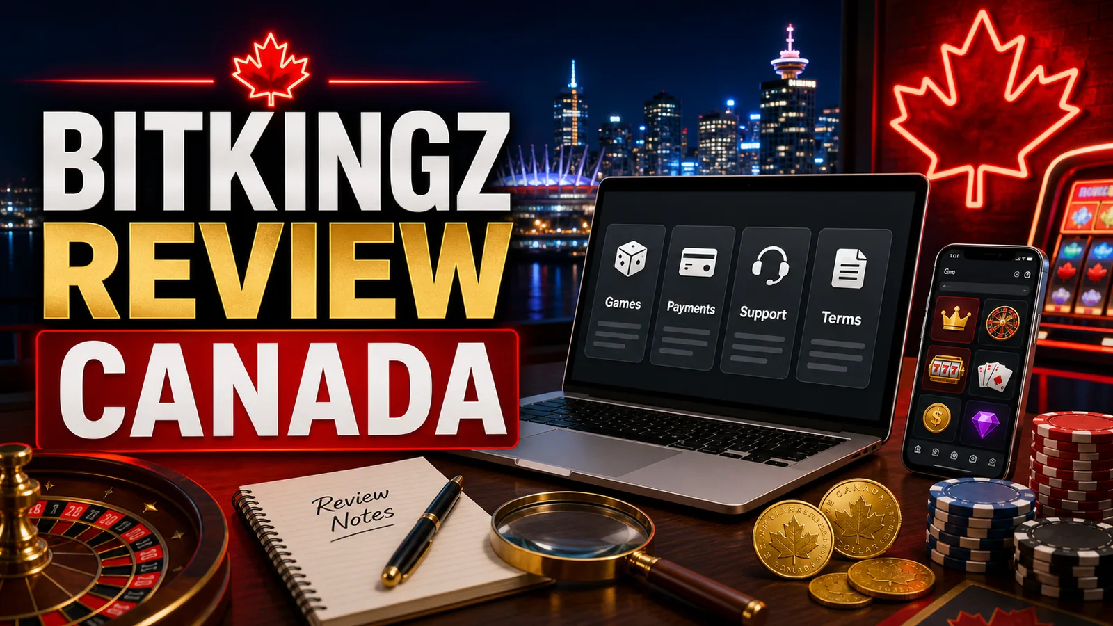 BitKingz Casino Review Canada content banner